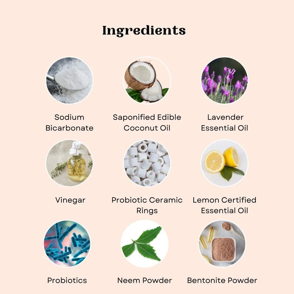 All Natural Probiotic De Greasing Agent Dishwash Bar