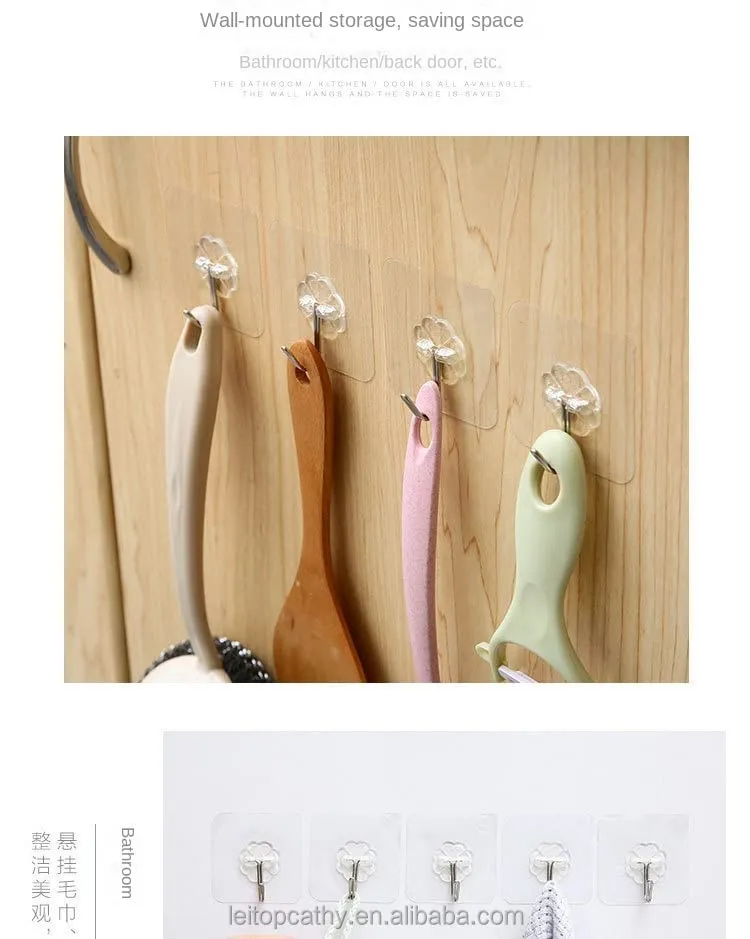 GLUN® Wall Hooks for Hanging Strong, Adhesive Hooks for Wall Heavy Duty, self Adhesive Hook, Wall hangings, Kitchen Accessories Items, Clothes Hanging, Sticky Photo Frame Hangers Pack of 10 PCS