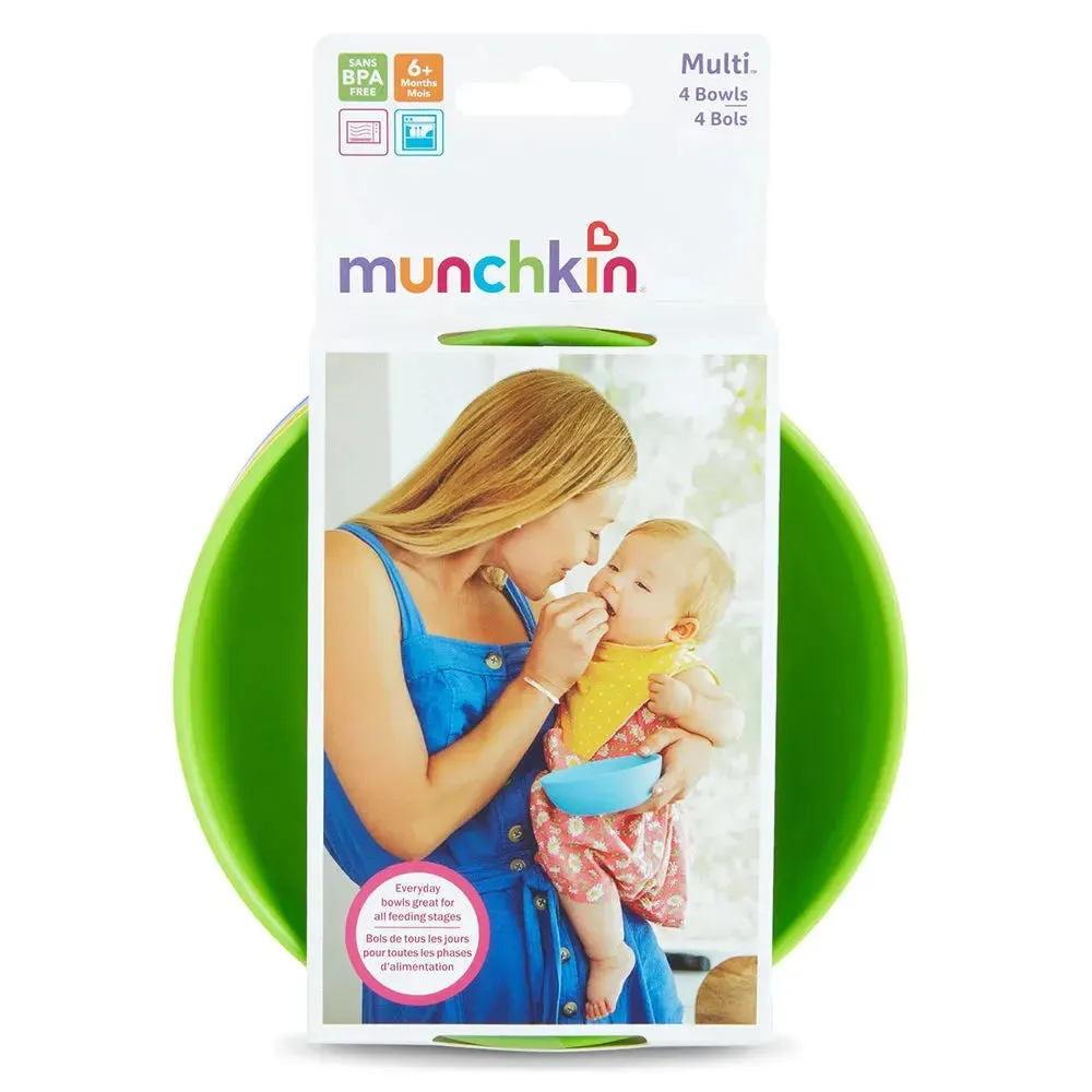 Munchkin Multi Bowls - Pack of 4