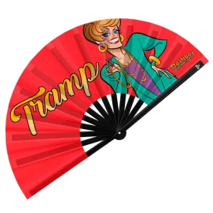"Tramp" Golden Girls Xtra Large Hand Fan