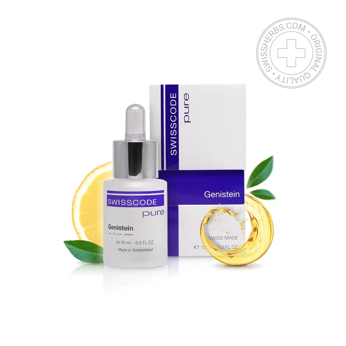 Swisscode Pure Genistein Genistein lifting collagen serum, 15 ml.